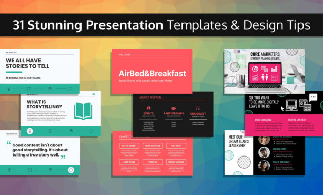 33 Stunning Presentation Templates And Design Tips throughout How To Design A Powerpoint Template