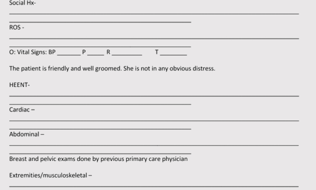 35+ Soap Note Examples (Blank Formats &amp; Writing Tips) for Blank Soap Note Template