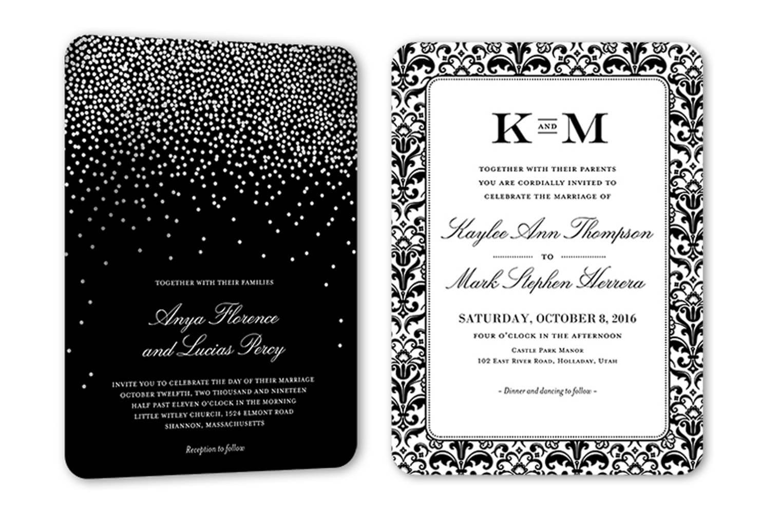 35+ Wedding Invitation Wording Examples 2020 | Shutterfly Within Free Dinner Invitation Templates For Word