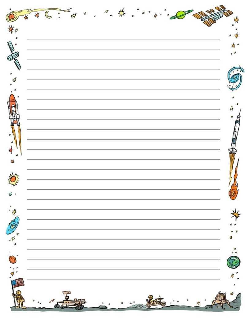 37+ Printable Lined Paper Template For Kids Pdf Download!! Pertaining To Microsoft Word Lined Paper Template