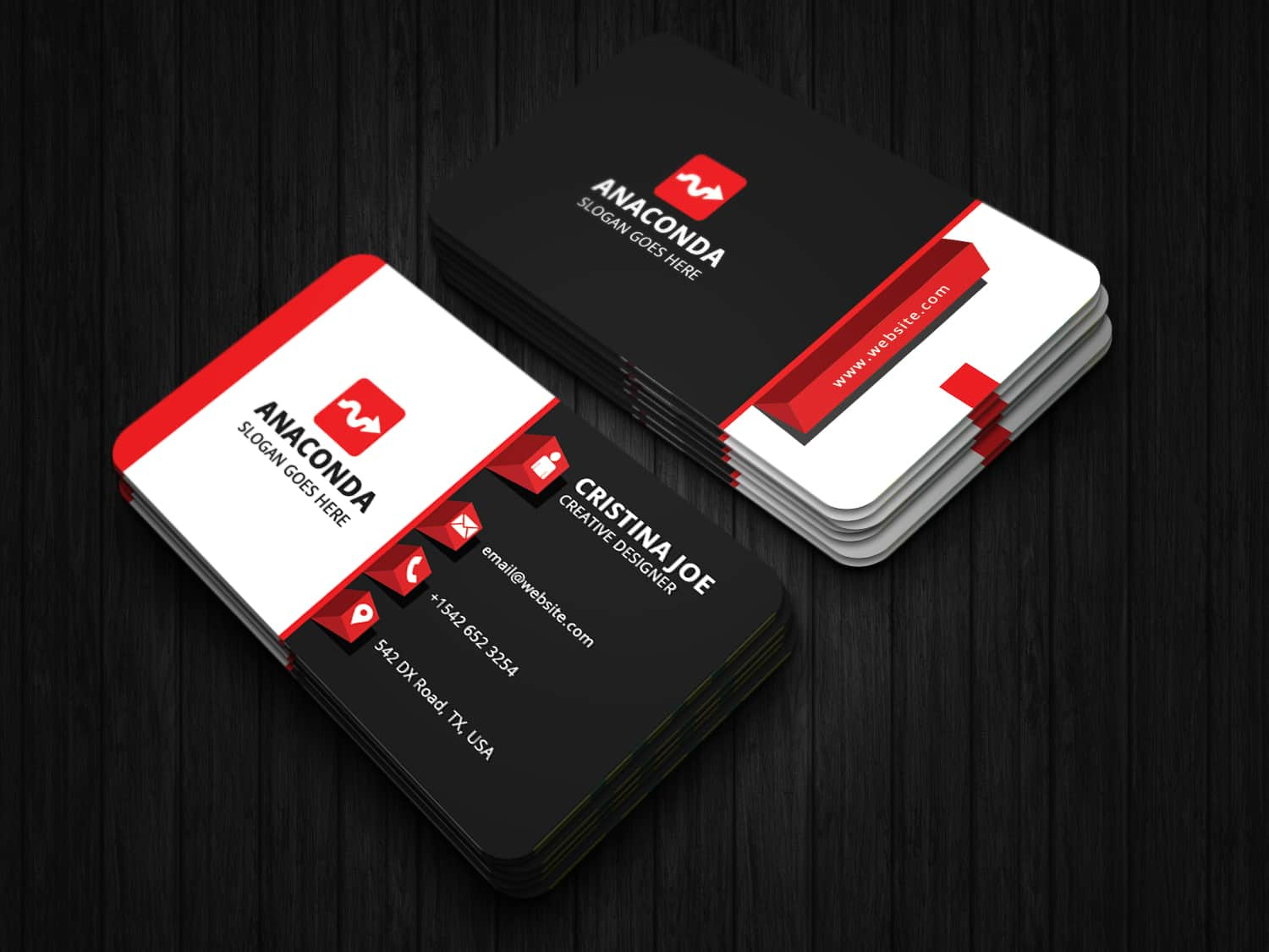 3D Business Card Template For Buisness Card Template