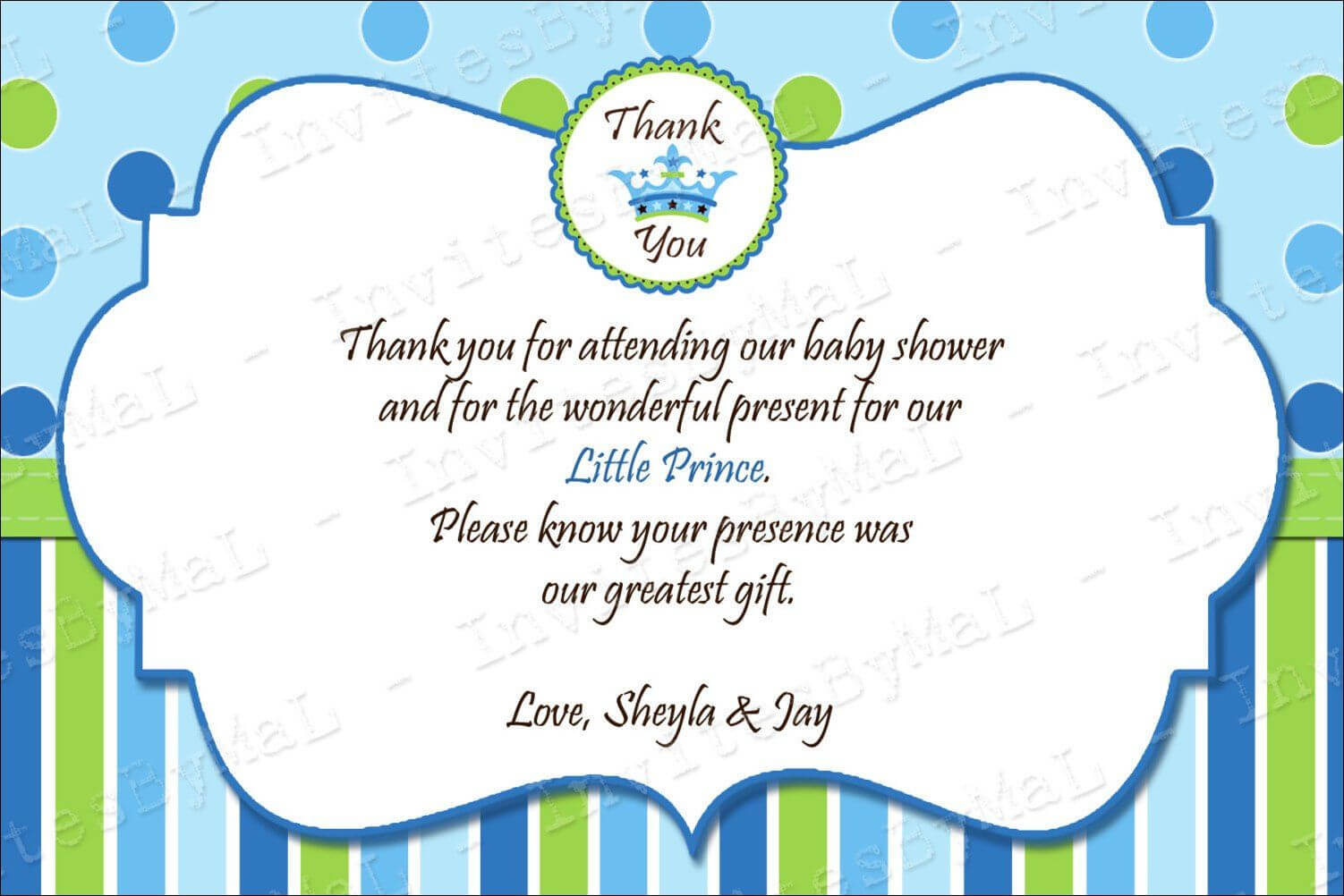 40 Beautiful Baby Shower Thank You Cards Ideas | Baby Shower Inside Thank You Card Template For Baby Shower