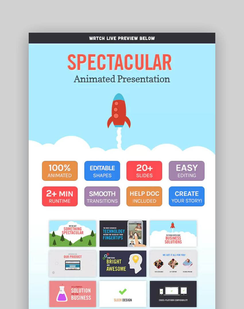 40+ Best Free & Premium Animated Powerpoint Templates With Throughout Powerpoint Presentation Animation Templates