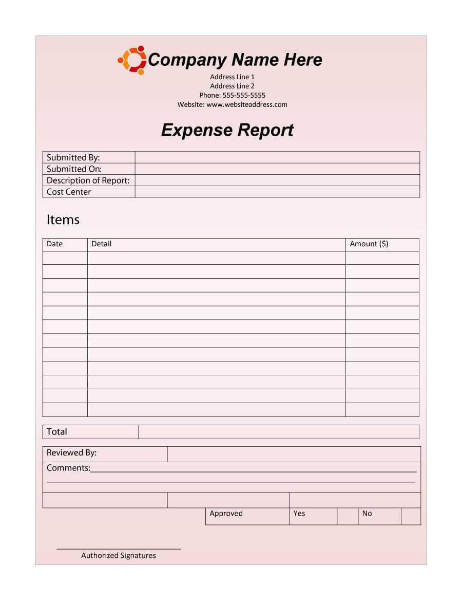 40+ Expense Report Templates To Help You Save Money ᐅ For Capital Expenditure Report Template