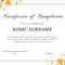 40 Fantastic Certificate Of Completion Templates [Word For Student Of The Year Award Certificate Templates