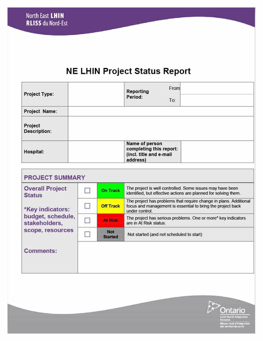 40+ Project Status Report Templates [Word, Excel, Ppt] ᐅ For Project Weekly Status Report Template Ppt