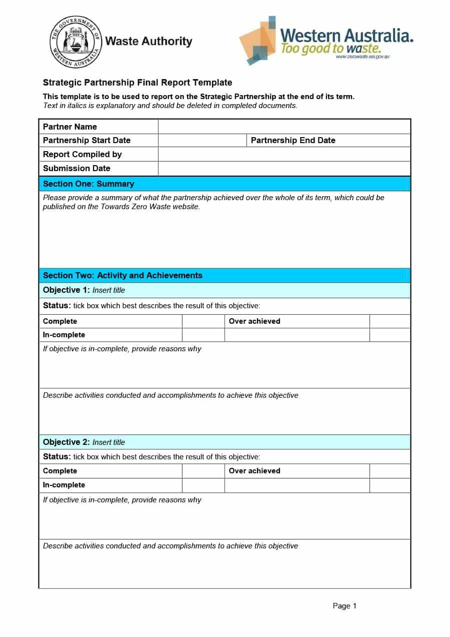 40+ Project Status Report Templates [Word, Excel, Ppt] ᐅ Regarding What Is A Report Template