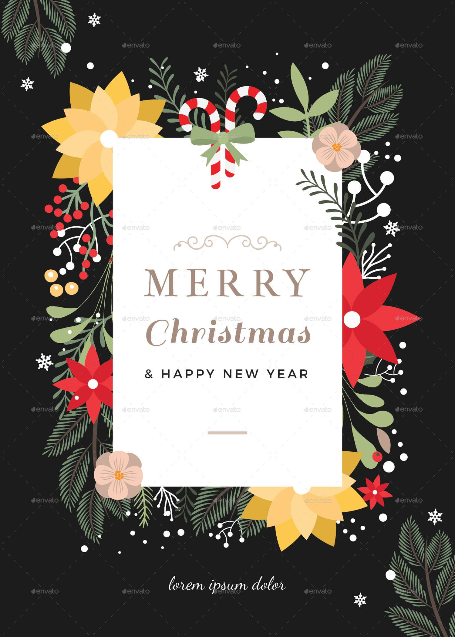 45+Christmas Premium & Free Psd Holiday Card Templates For Inside Free Christmas Card Templates For Photoshop