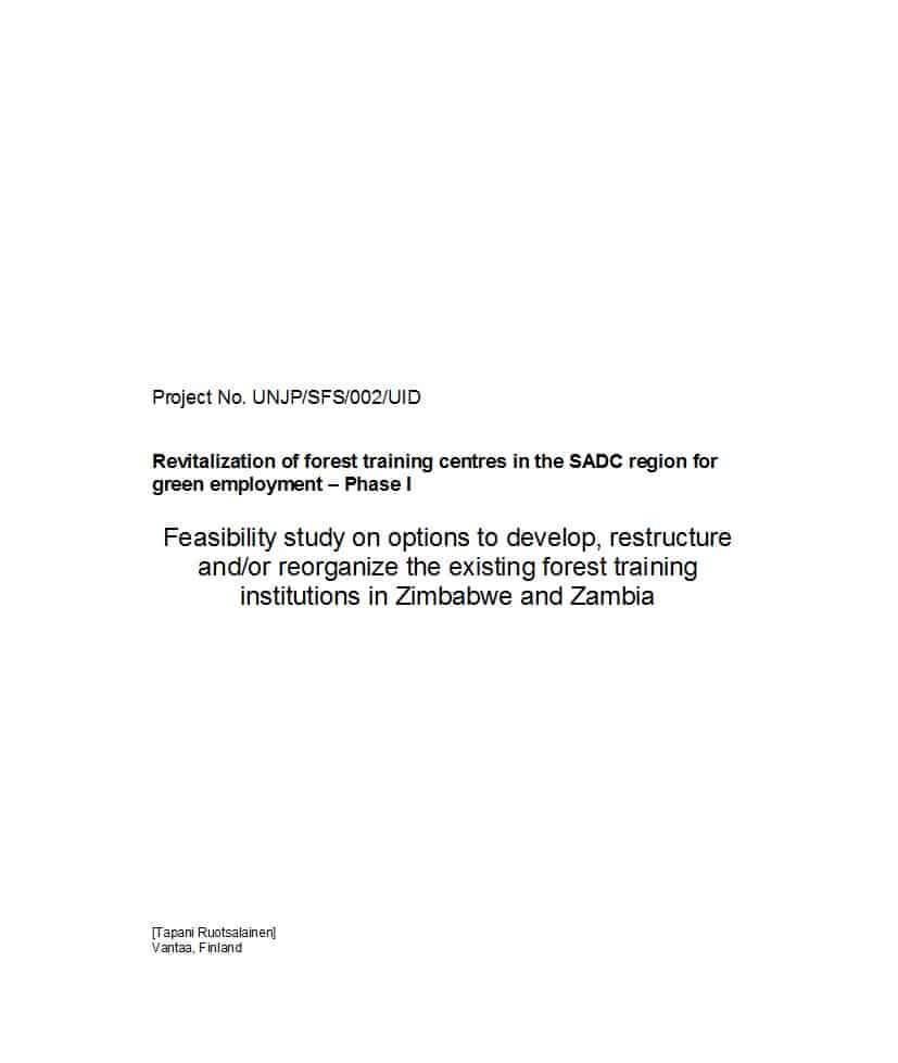 48 Feasibility Study Examples & Templates (100% Free) ᐅ In Technical Feasibility Report Template