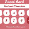 50+ Punch Card Templates – For Every Business (Boost With Regard To Business Punch Card Template Free