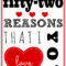 52 Reasons I Love You Template Free ] – You Will Get A Inside 52 Reasons Why I Love You Cards Templates