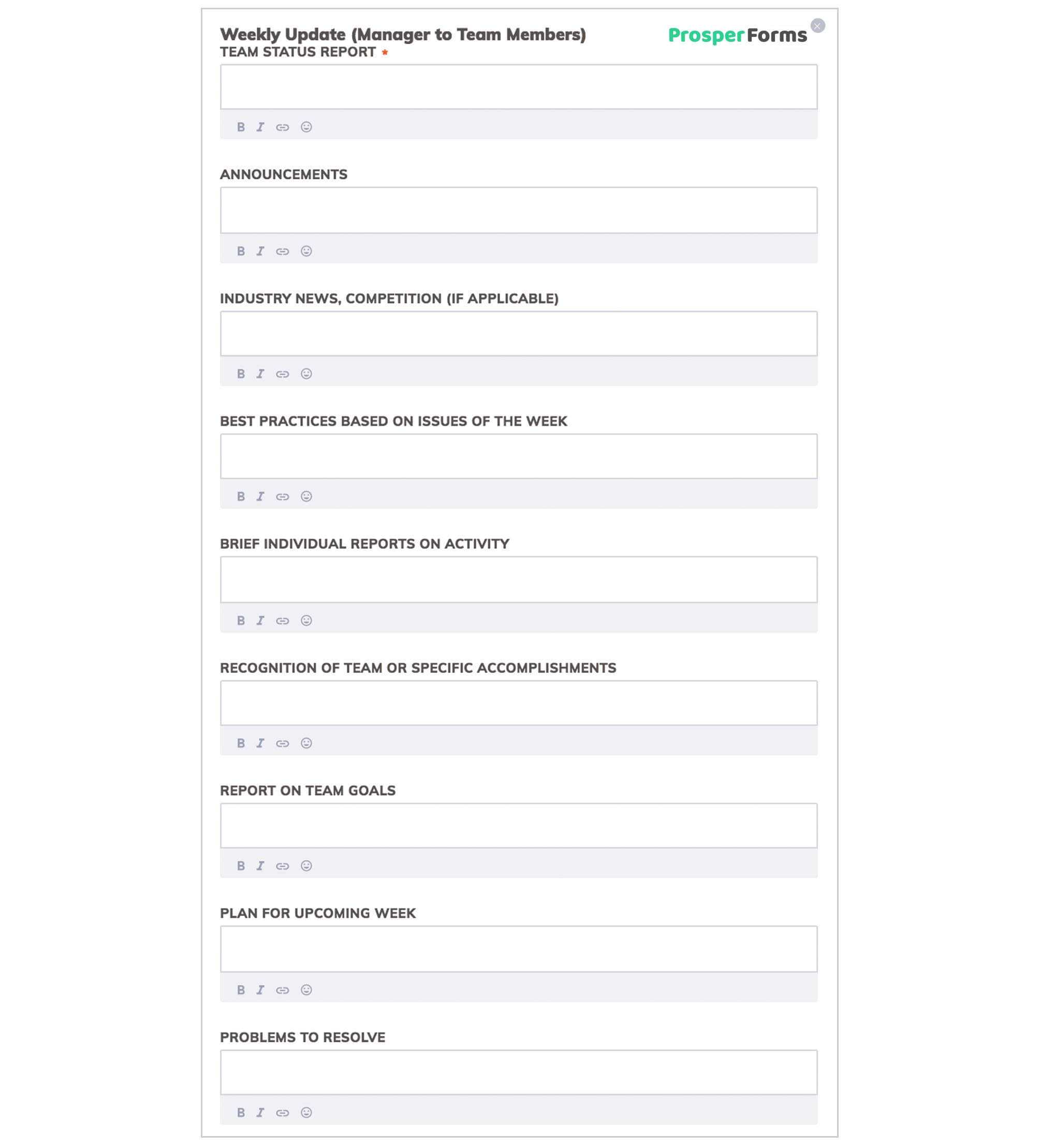 6 Awesome Weekly Status Report Templates | Free Download With Manager Weekly Report Template