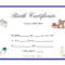 6+ Birth Certificate Templates – Bookletemplate With Regard To Birth Certificate Templates For Word