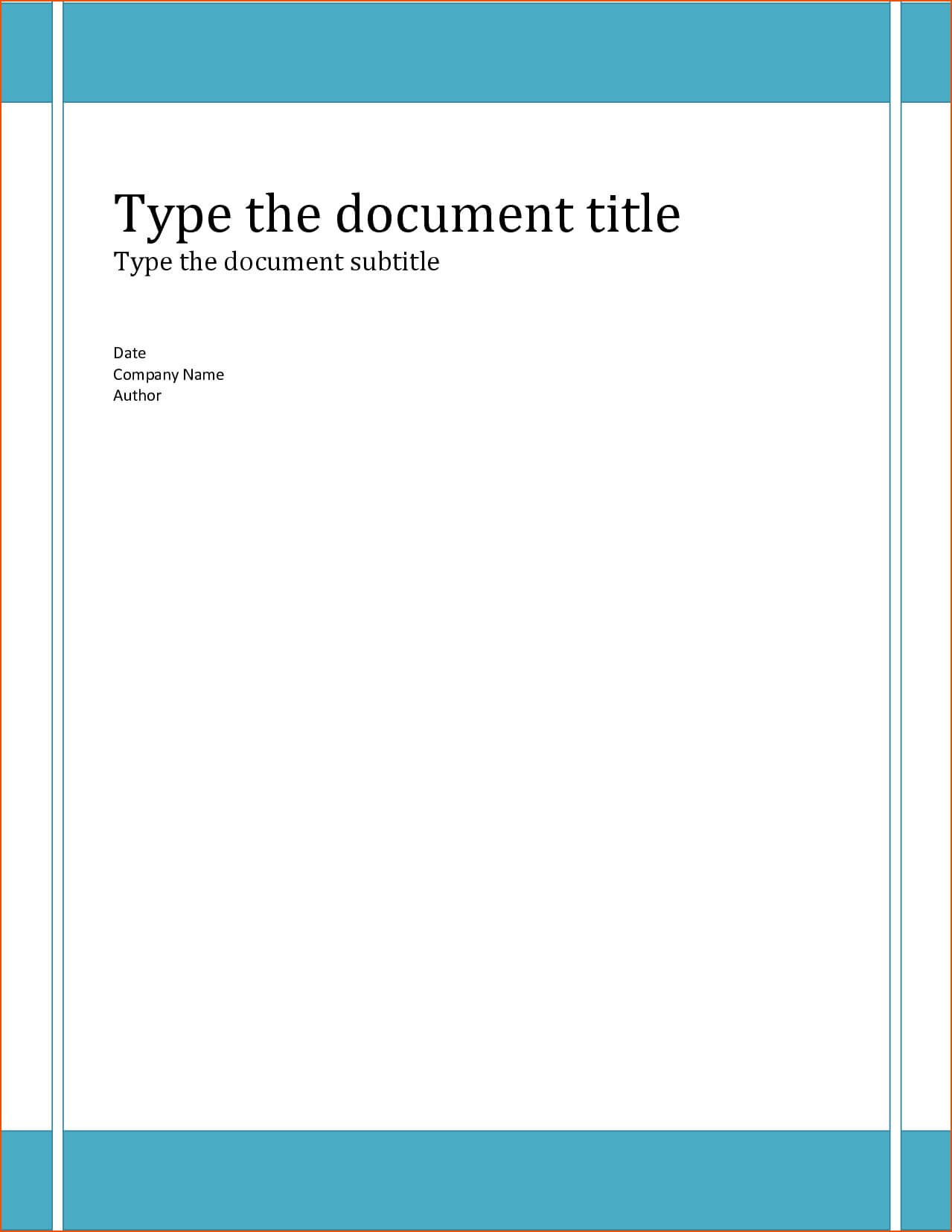 6+ Word Report Templates – Bookletemplate In Cover Page Of Report Template In Word
