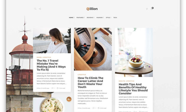 60+ Best Clean Wordpress Themes 2019 - Colorlib throughout Blank Food Web Template