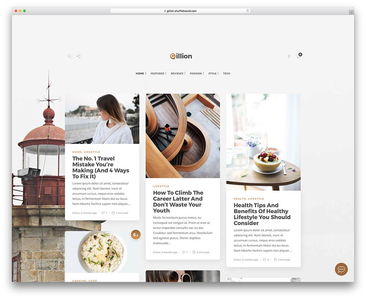 60+ Best Clean WordPress Themes 2019 – Colorlib Throughout Blank Food Web Template