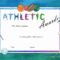 6A85Ae0 Certificates Templates For Word And Sports Day Throughout Athletic Certificate Template