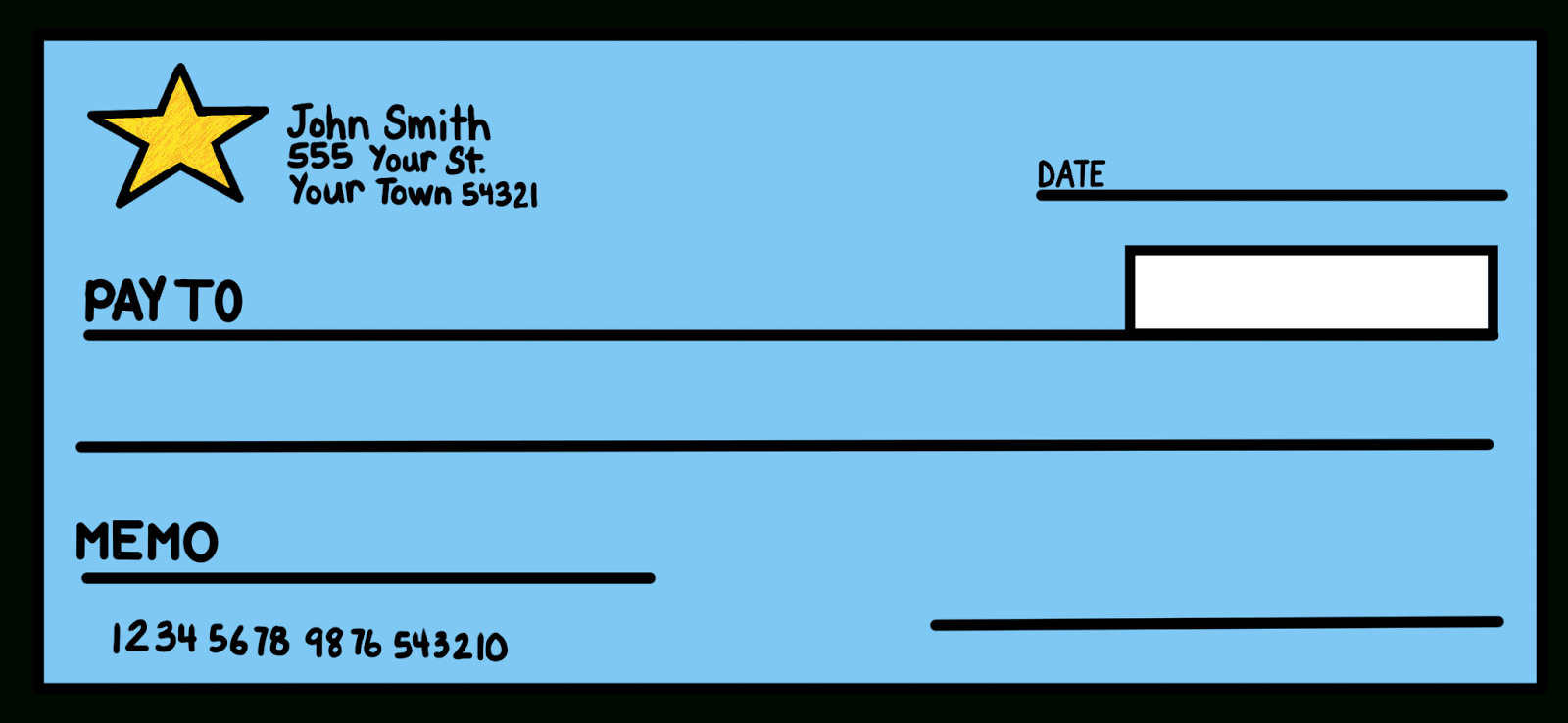 7+ Blank Check Templates – Word Excel Samples With Regard To Customizable Blank Check Template