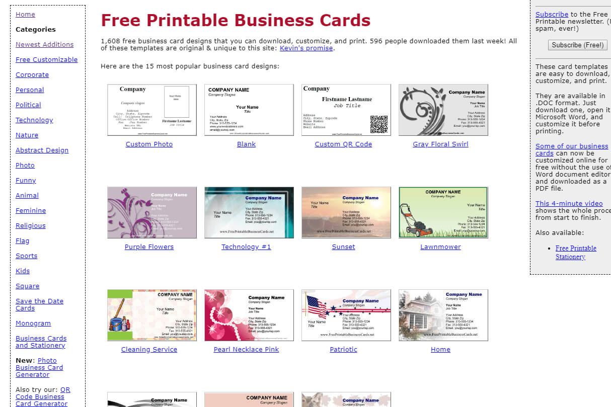 8 Best Places To Find Free Business Card Templates Inside Word Template For Business Cards Free