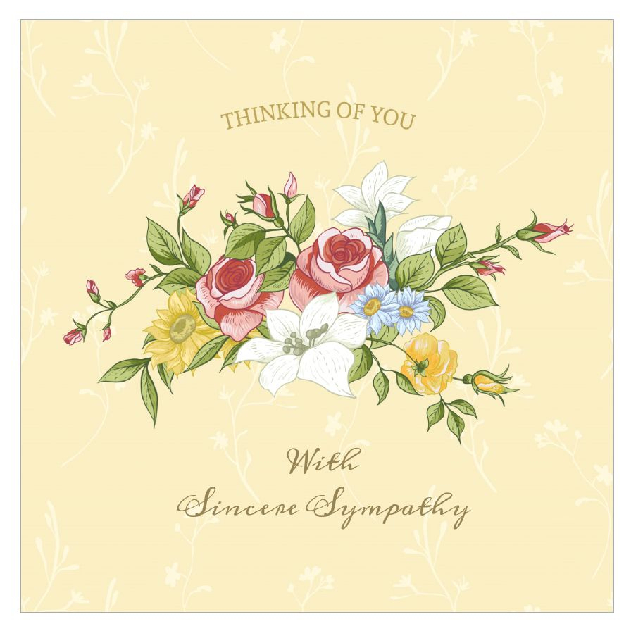 8 Free, Printable Condolence And Sympathy Cards For Sorry For Your Loss Card Template