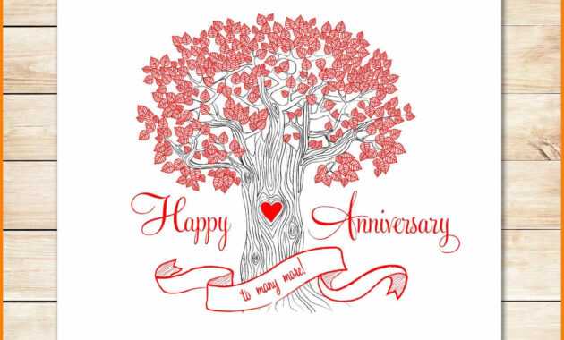 8+ Happy Anniversary Templates Free | Plastic Mouldings in Word Anniversary Card Template