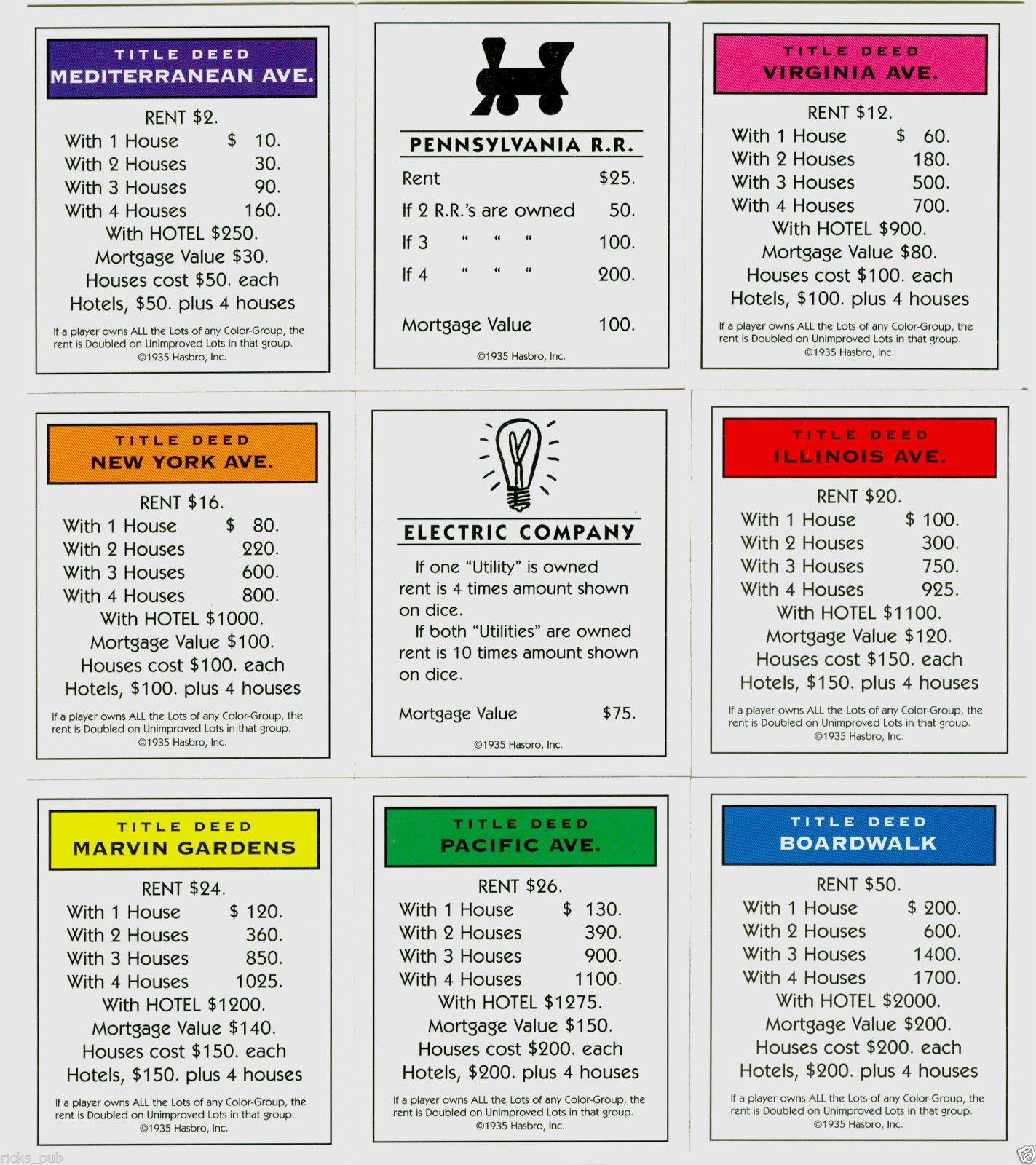 8A1C008 Monopoly Chance Card Template | Wiring Resources For Monopoly Chance Cards Template
