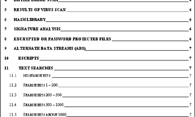 A Digital Forensic Report Format 44 | Download Scientific with regard to Forensic Report Template