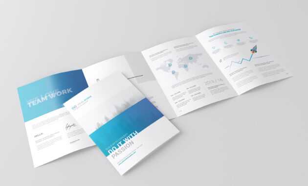 A4 4-Fold Brochure Mockuptoasin Studio On with regard to 4 Fold Brochure Template Word