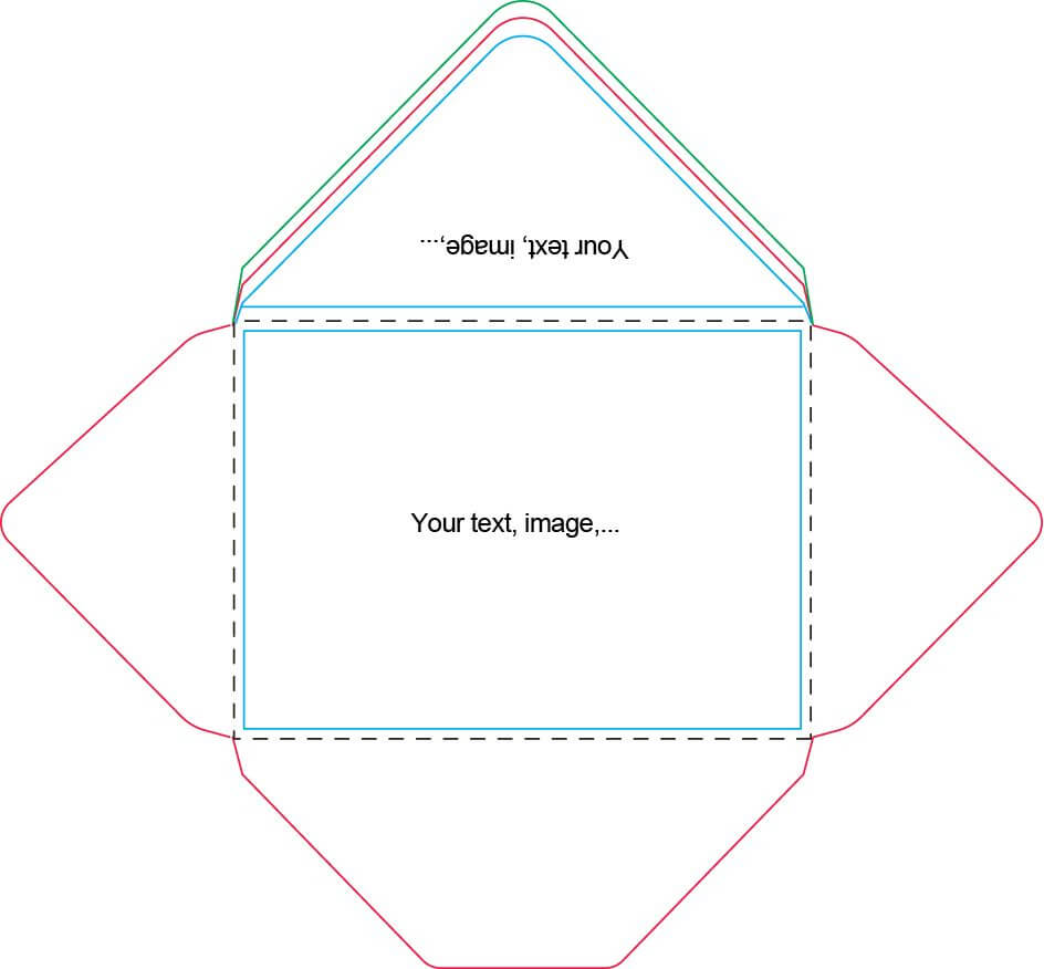 A7 Envelope Template | Card Making Tutorials, Card Making Throughout Envelope Templates For Card Making