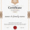 Academic Certificate Diploma Authorization Certificate Regarding Certificate Of Authorization Template