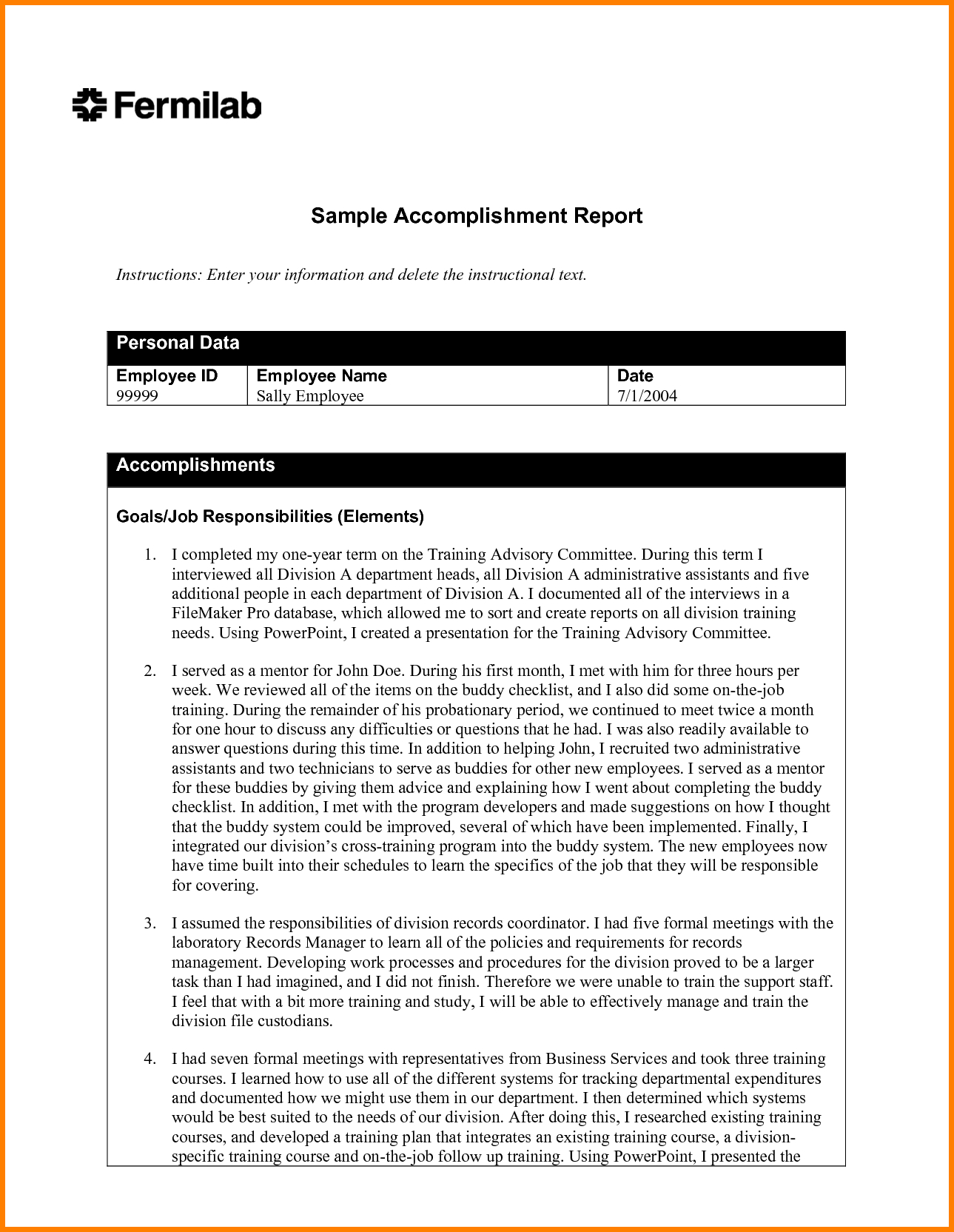 Accomplishments Report Template Monthly Jianbochen For Training Report Template Format