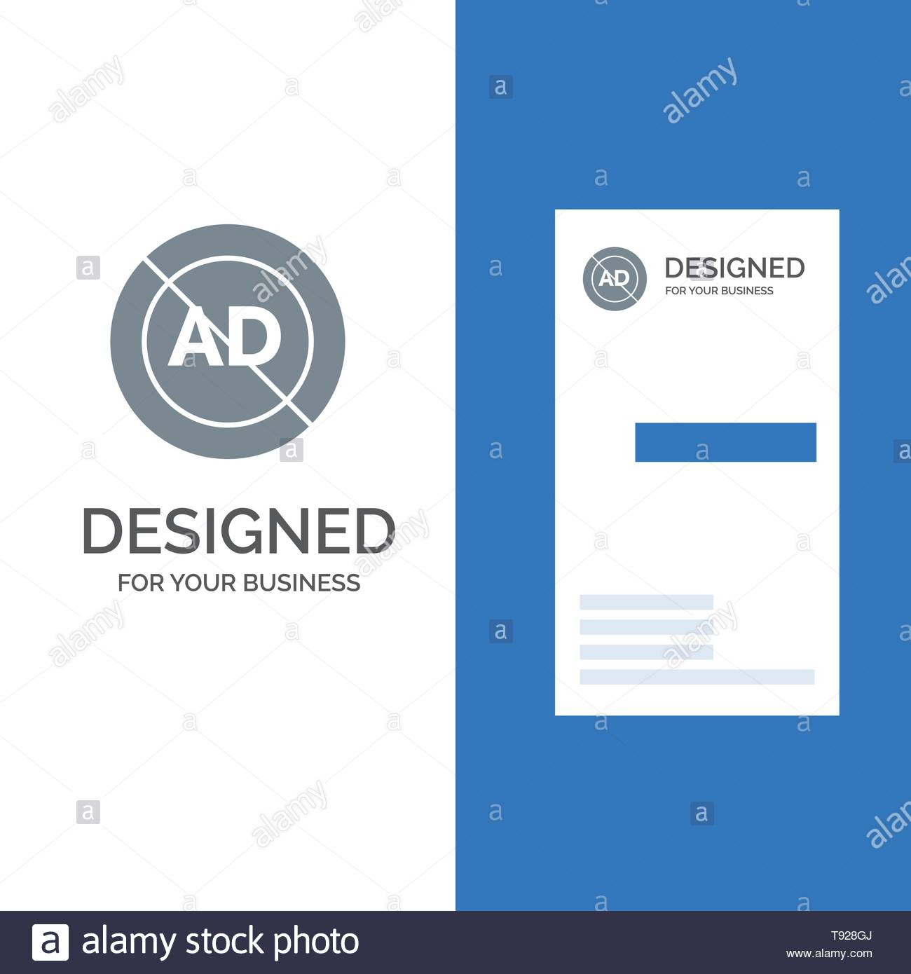 Ad, Ad Block, Advertisement, Advertising, Block Grey Logo With Regard To Advertising Card Template