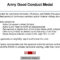 Administer Awards And Decorations – Ppt Download In Army Good Conduct Medal Certificate Template