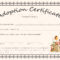 Adoption Certificates – Ironi.celikdemirsan Inside Adoption Certificate Template