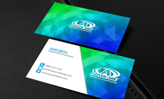 Advocare Distributors Can Customize And Print New Business regarding Advocare Business Card Template