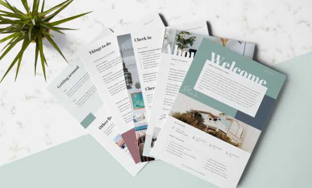 Airbnb Welcome Book Template #basic#recommend#microsoft inside Welcome Brochure Template