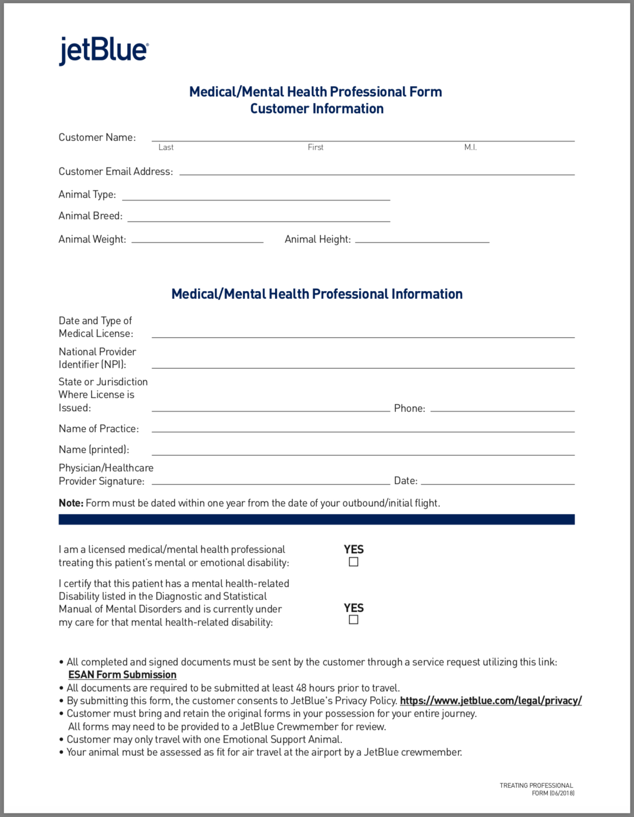 Airline Requirements For Traveling With An Emotional Support Within Fit To Fly Certificate Template
