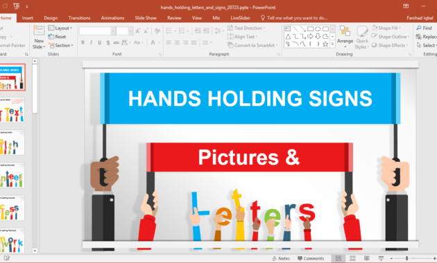 Animated Signboards Powerpoint Template inside Replace Powerpoint Template