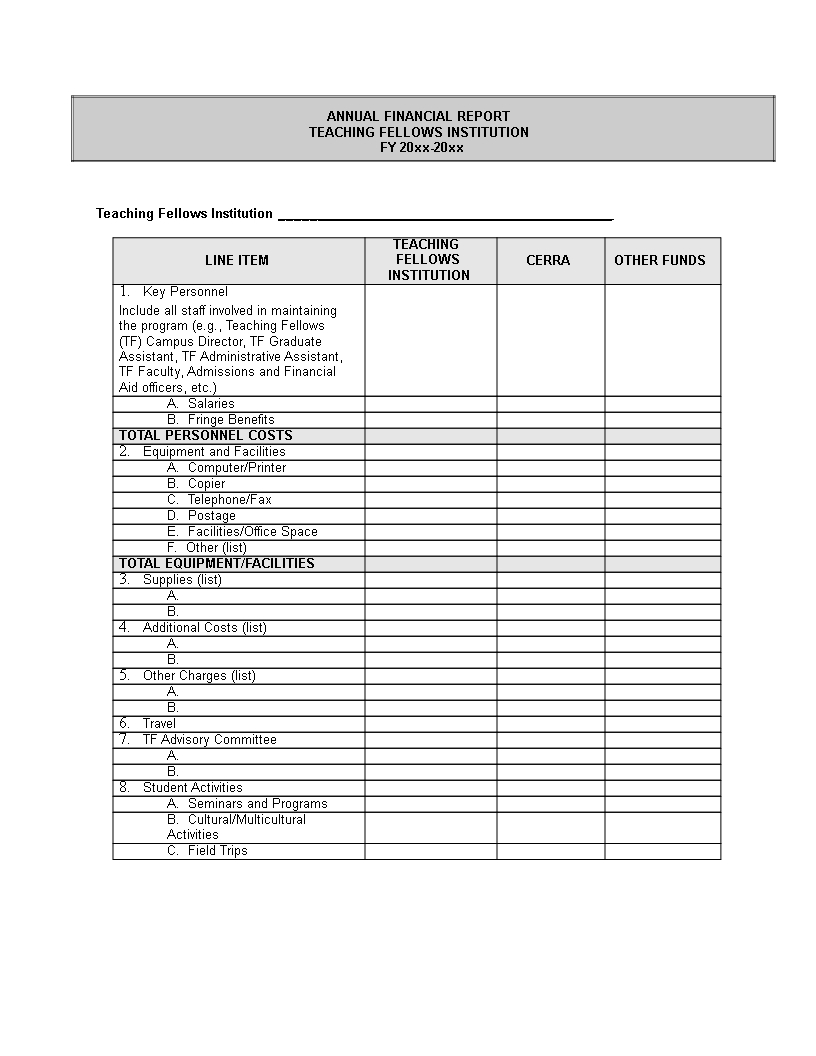 Annual Financial Report Word | Templates At Pertaining To Annual Financial Report Template Word