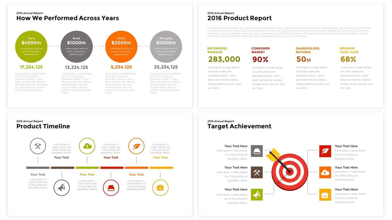 Annual Report Powerpoint Template And Keynote – Slidebazaar For Annual Report Ppt Template
