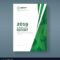 Annual Report Template With Abstract Green Throughout Illustrator Report Templates