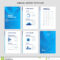 Annual Report Template With Cover Design And Infographic Regarding Illustrator Report Templates
