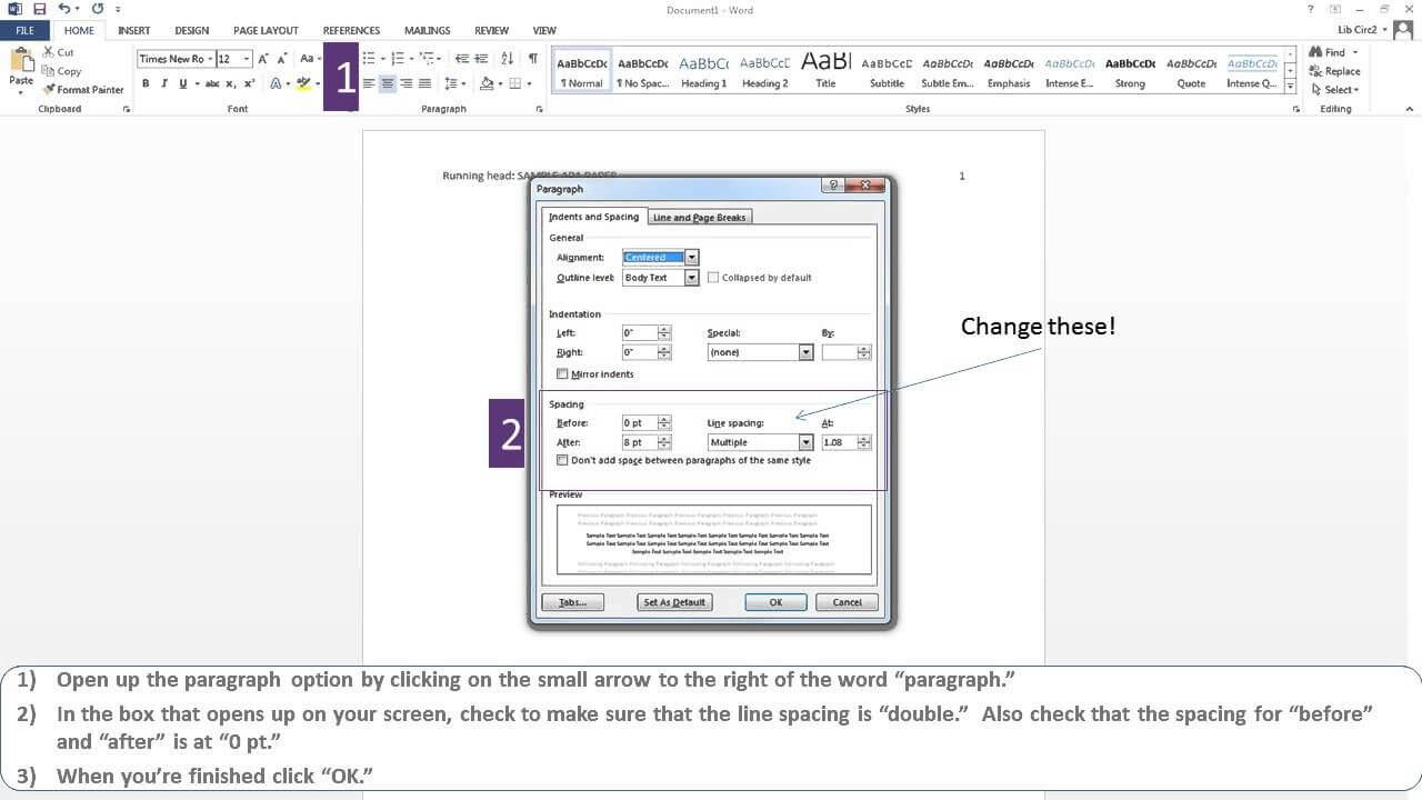 Apa Paper Microsoft Word 2013 | Apa Template, Apa Format In Apa Format Template Word 2013