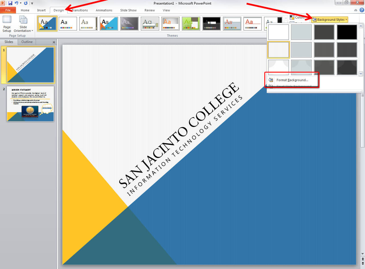 Applying And Modifying Themes In Powerpoint 2010 Inside How To Change Template In Powerpoint