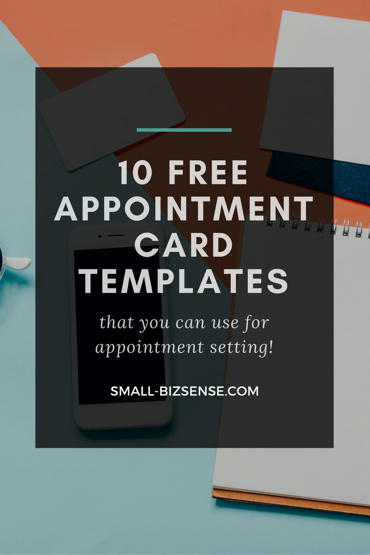 Appointment Card Template: 10 Free Resources For Small For Medical Appointment Card Template Free