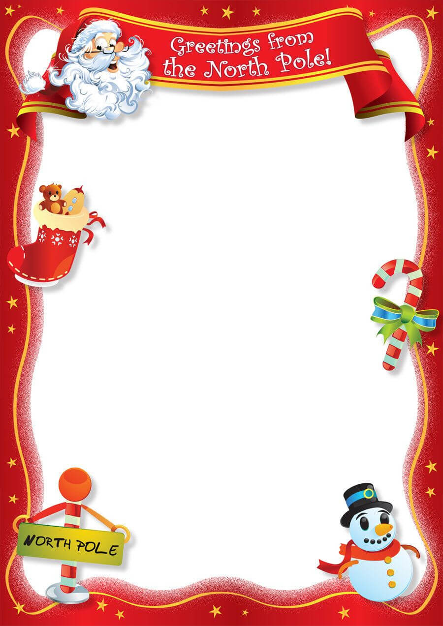 Archaicawful Letters From Santa Template Ideas Free Pertaining To Letter From Santa Template Word