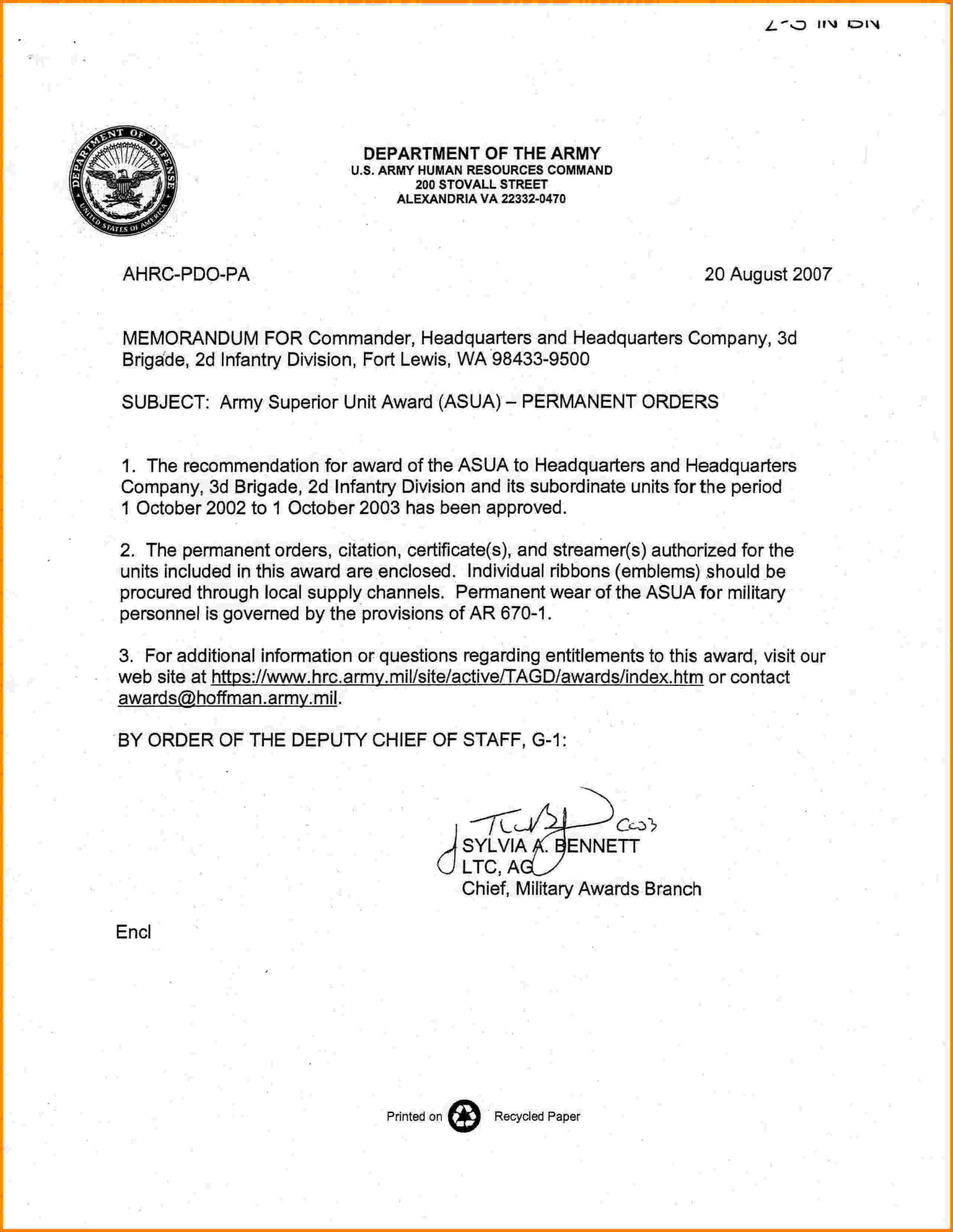 Army Memorandum For Record – Ironi.celikdemirsan For Army Memorandum Template Word