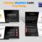 Astounding Folding Business Card Templates Template Ideas inside Fold Over Business Card Template