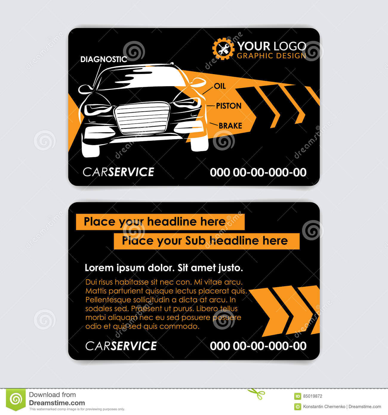 Auto Repair Business Card Template. Create Your Own Business Regarding Automotive Business Card Templates