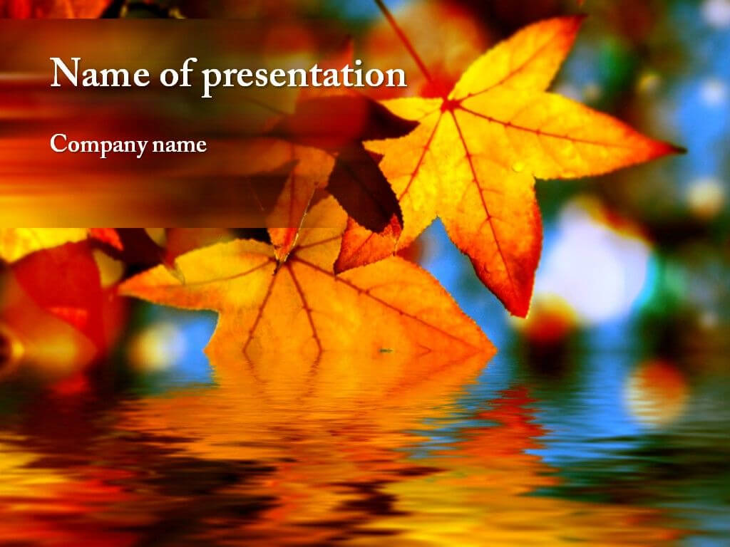 Autumn Powerpoint Template | Powerpoint Presentation In Free Fall Powerpoint Templates